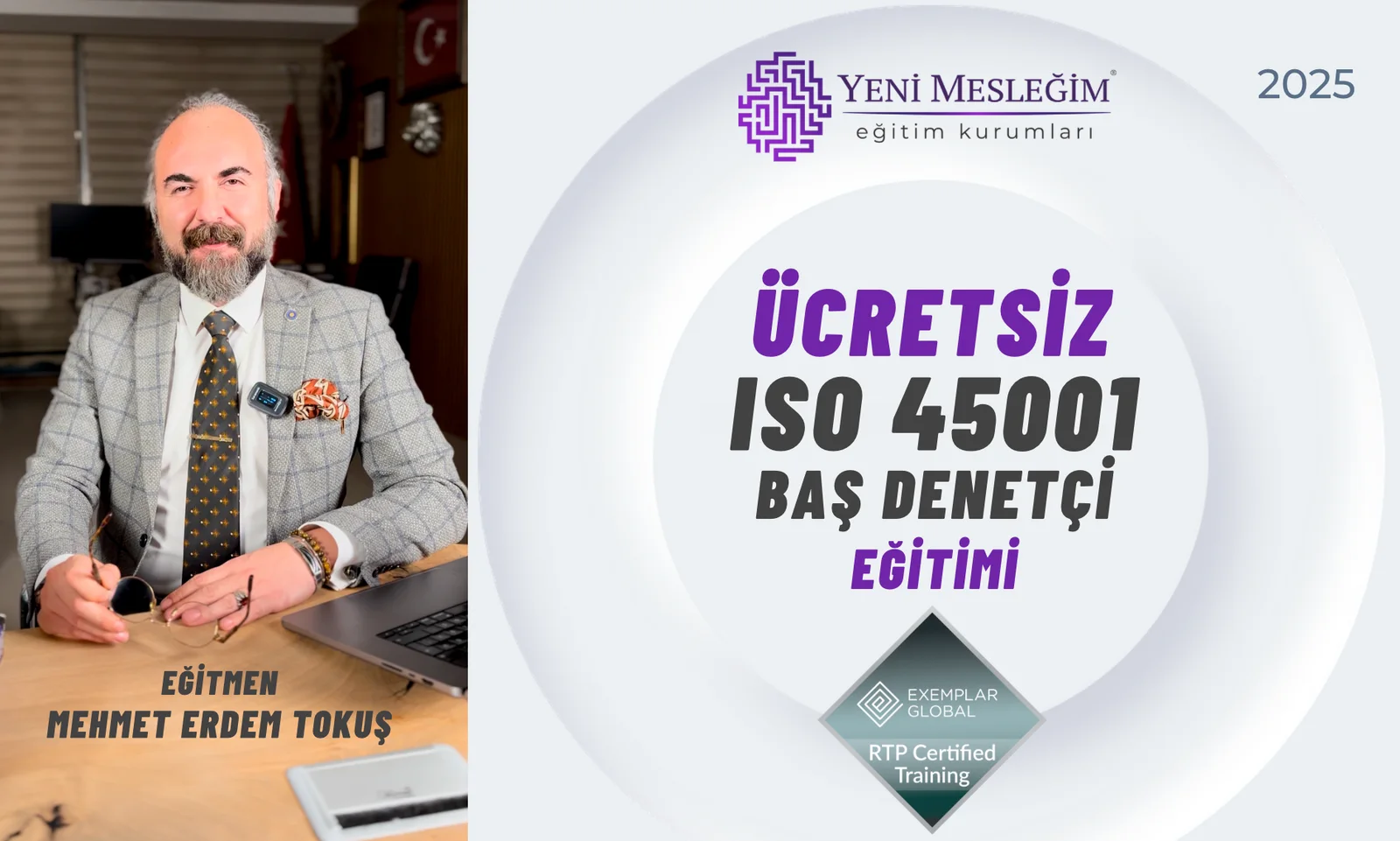 ÜCRETSİZ ISO 45001:2018 Baş Denetçi Eğitimi!